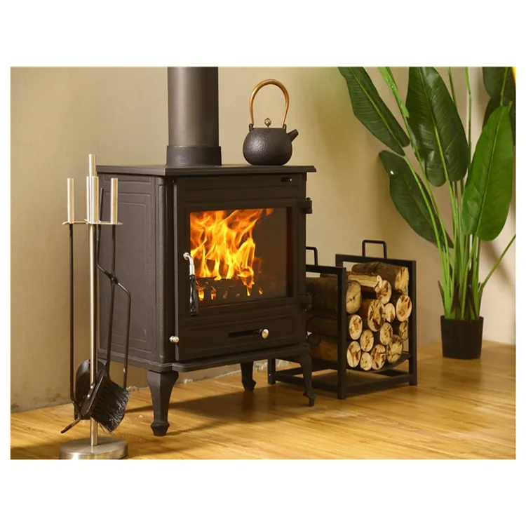 Cast Iron Fireplace Stoves, Wood Burning, Water Steam, Indoor Fireplace, Hot Selling