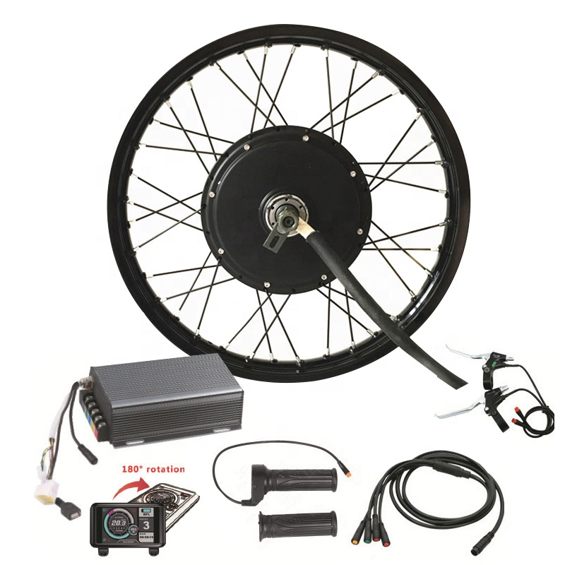 Ebike 48v 72v QS V3 5000w мотоциклетный комплект для преобразования двигателя bldc с контроллером 100a sabvoton