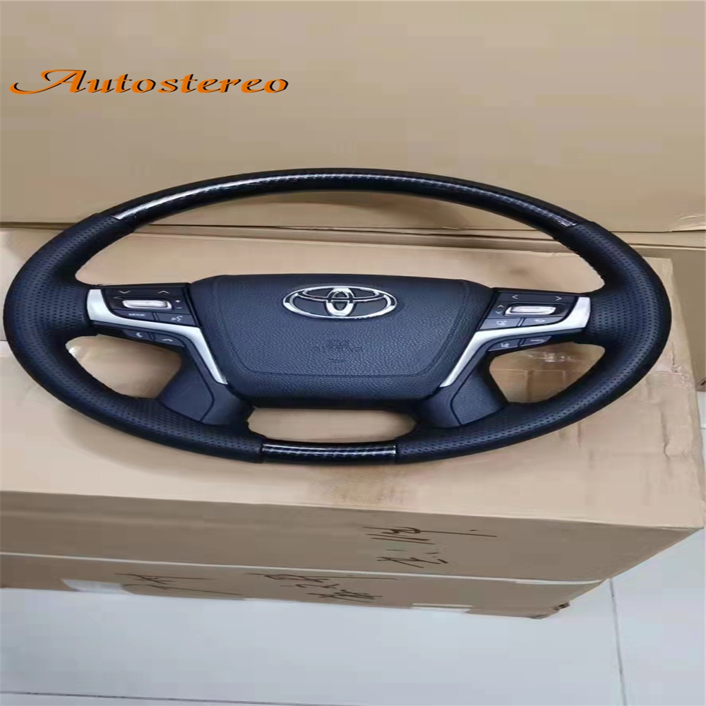 Рулевое колесо в автомобильном стиле для Toyota Land Cruiser, версия Coupe Control, подходит SP, LC200, 2008-2020, VX, размер GX, Prado 150, 2010-20