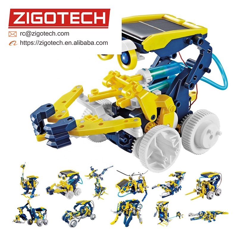 11-in-1 solar robot kids stem DIY assembly learning science building set toys with solar power for kids
