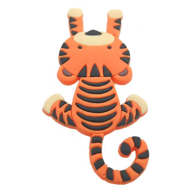 3d ПВХ сувенирные тигровые магниты на холодильник/магнитный холодильник