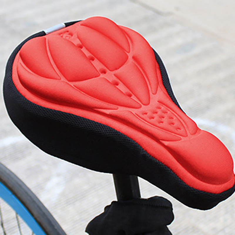 Bicycle Saddle Breathable Mountain Bike Seat Mat Road Bicycle Cover 3D Soft Cycling Seat Cover For Bicycle Bike Accessories