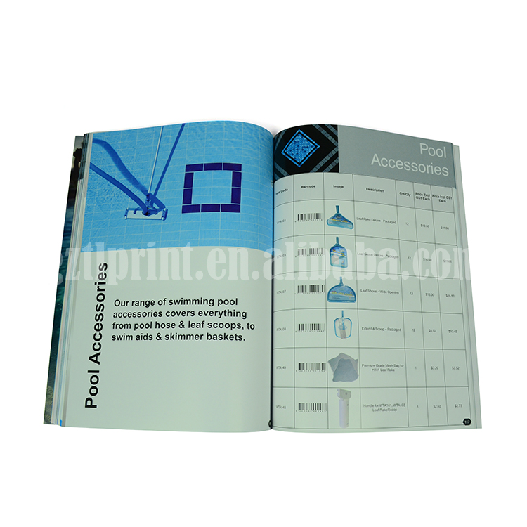 Softcover цветная печать книг прайс-лист каталог печать