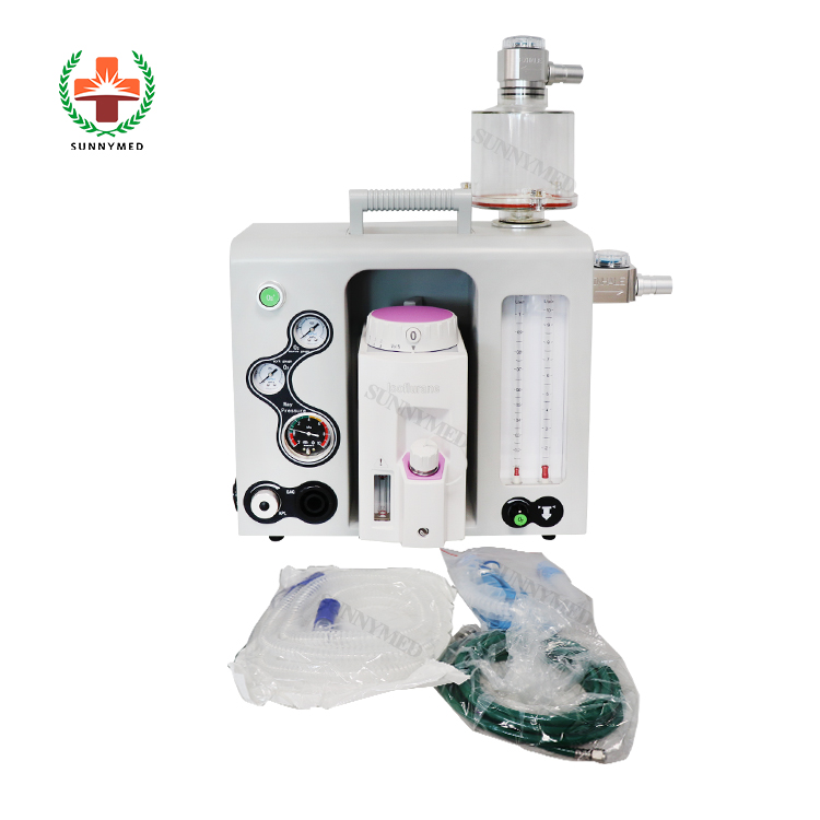 Sunnymed SY-E600 ветеринарный наркозный аппарат удобный три датчики Машина Анестезии для ветеринарии