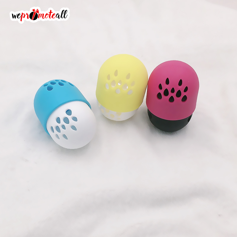 Wepromoteall With Holder Makeup Sponge Holder Cosmetic Blender SiliconeBeauty Egg Box Sponge