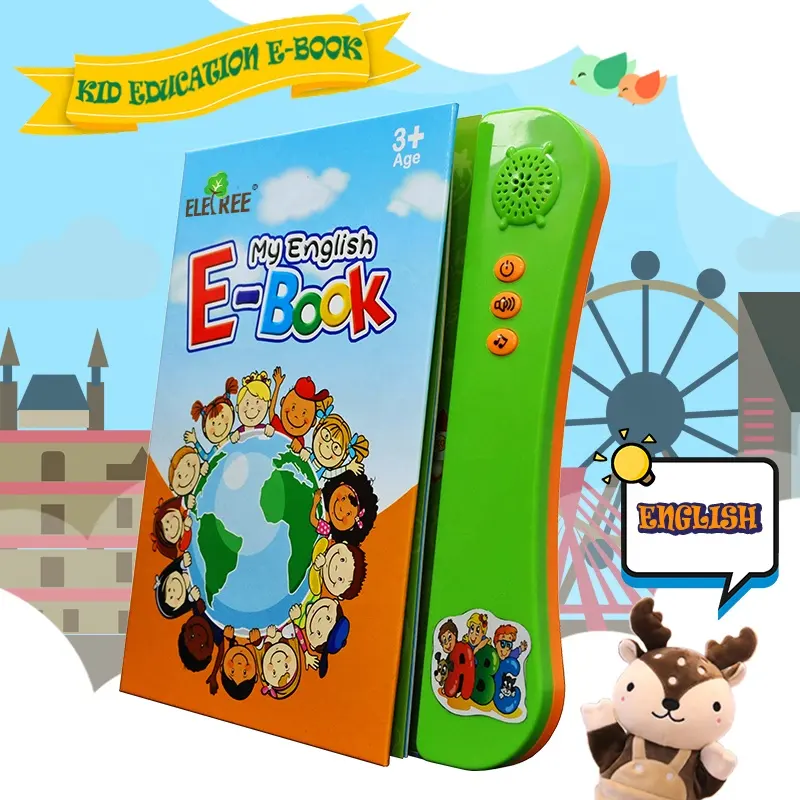USA CHILDREN MOST POPULAR sensory ABC learning machine alphabet playing games talking pen book baby kids educational toys