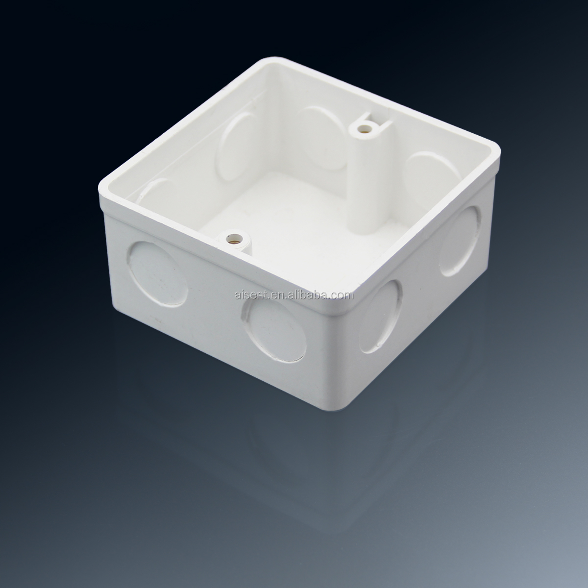 Коробка с ПВХ поверхностью 3x3 "переключатель
