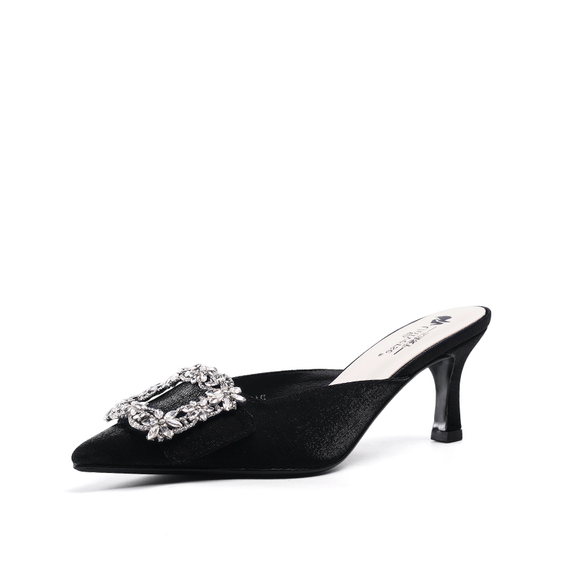 J301 elegant slippers women shoes high heel ladies fashion mules new arrivals 2020 China
