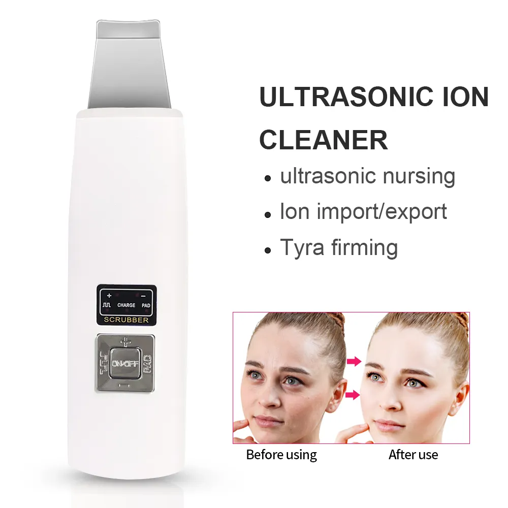 Professional New Beauty Products Home Use Beauty Equipment Peeling Facial Ultrasonic Skin Scrubber Wholesale