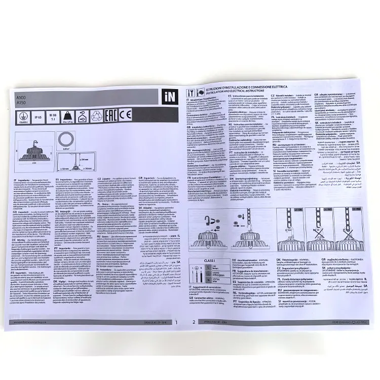 Eco Friendly Custom Instruction Manual Book Printing Fold Brochure Printing