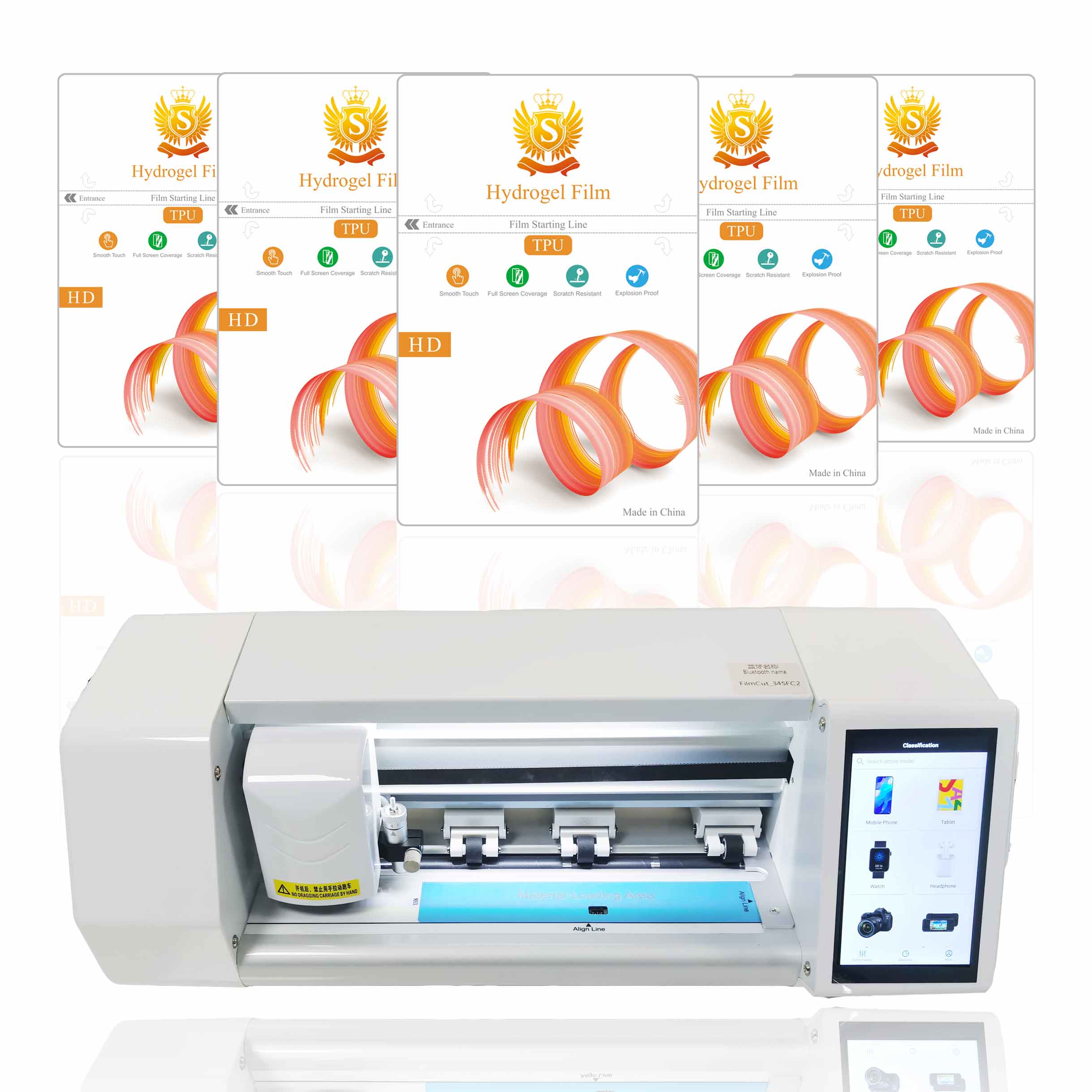 New Trending DIY 48W Portable Smart Cutting Machine for Hydrogel Screen Protector