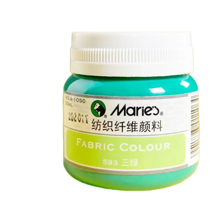 50ml Marie's Permanent 32 Vivid Color for Fabric, Canvas, Wood, Ceramic, Glass 3D Fabric Paint