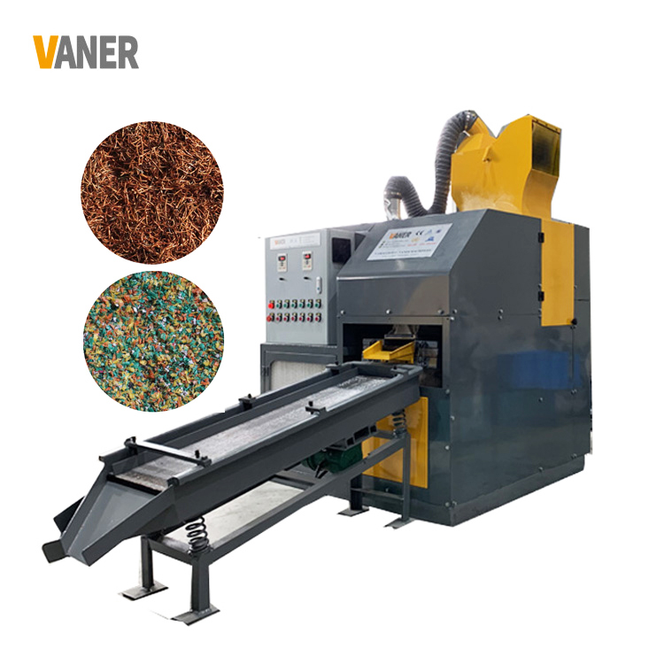 Spain Market Used Car Cable Wire Granulator Recycling Machine From VANER