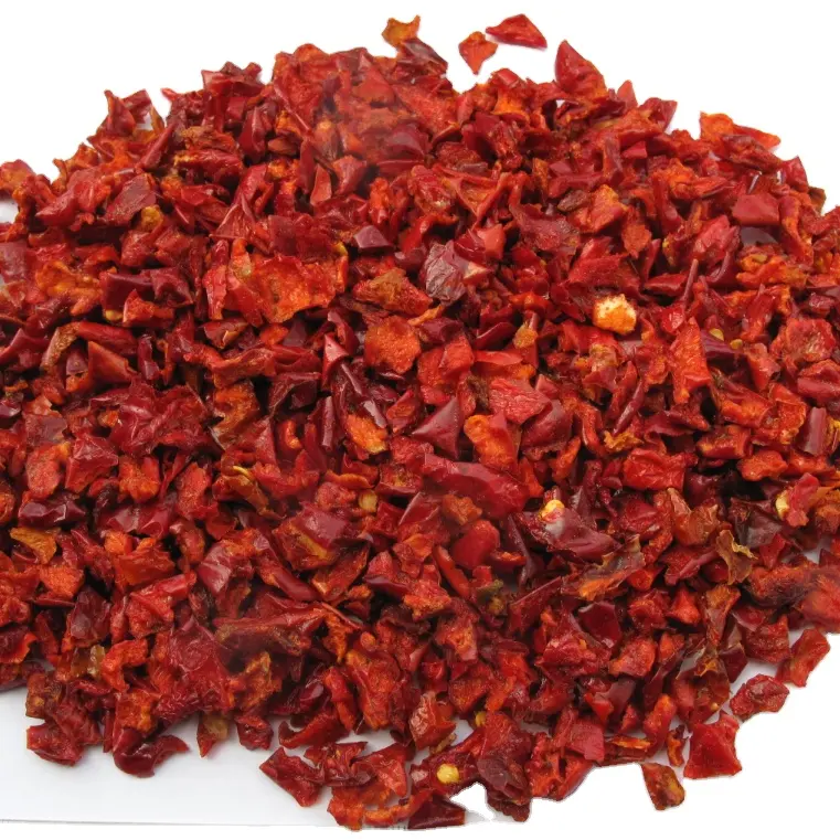 Dried Dehydrated Red Bell Pepper paprika Flakes