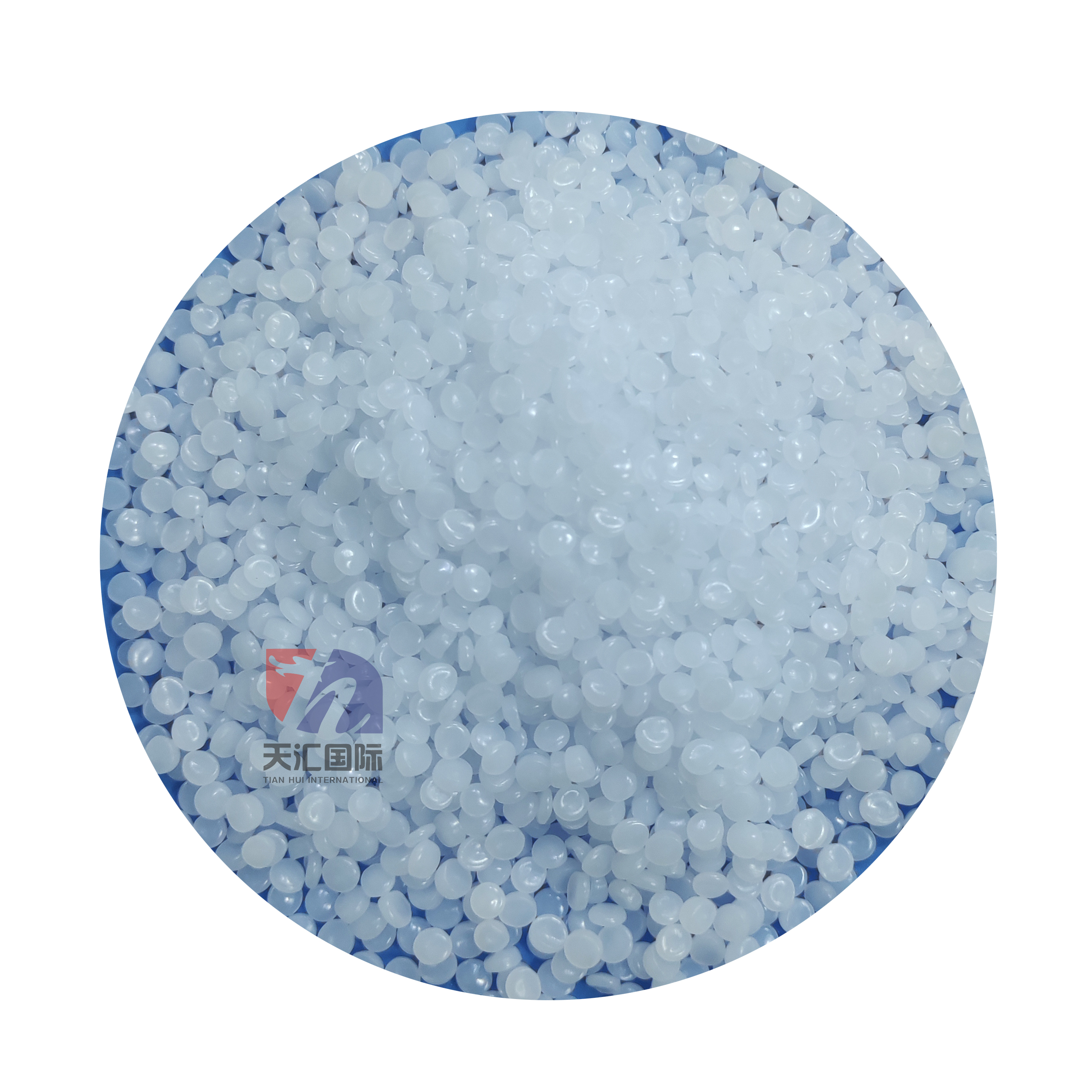 Белые пластиковые гранулы Sinopec HDPE для клейкой пленки, полиэтилен высокой плотности для литья под давлением пластмассы, экструзионное вспенивание