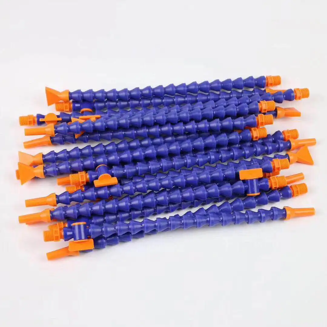 1/4 "3/8" 1/2 "3/4" POM материал регулируемый гибкий шланг охлаждающей жидкости охлаждающая труба