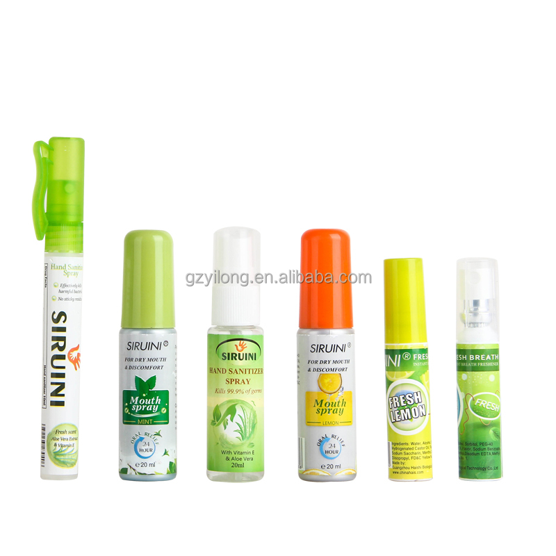 lemon scent instant breath Mouth spray