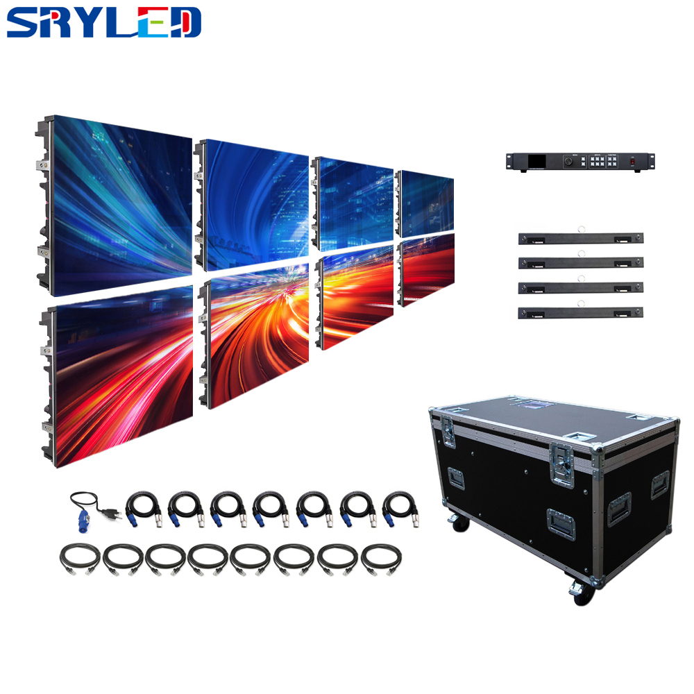 RGB SMD Гибкий внутренний прокат 500*500 мм P2.976 P3.91 P4.81 светодиодный видеоэкран HD полноцветный рекламный светодиодный дисплей