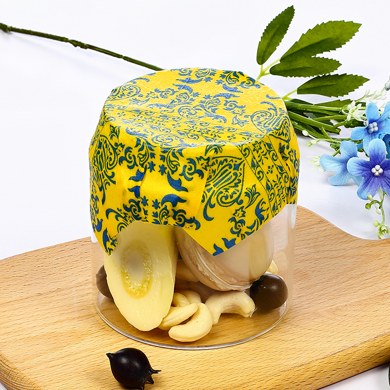 Sustainable Biodegradable Reusable Natural ECO Fabric Beeswax Food Wraps for Sandwich Lunch Pack kitchen food fresh