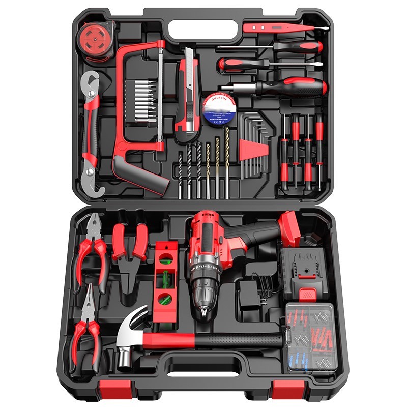 Big Mac Electrician Electric Drill Tool Set Multifunctional Portable Hand Tools Steel Plastic Components Hardware Repair