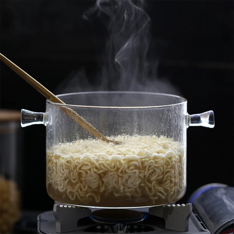 Прозрачная стеклянная миска для приготовления пищи, л, л, 2 л, миска для лапши для фаст-фуда