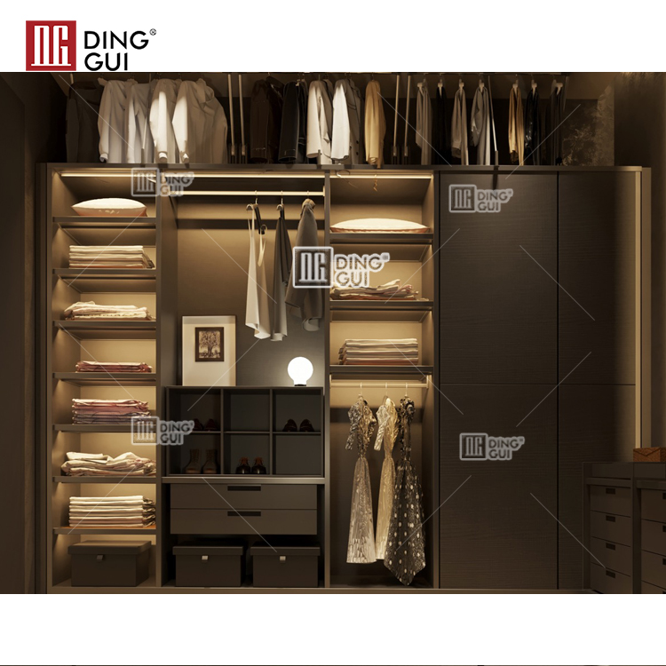 New subsection design Clothes walk-in type cloakroom wall wardrobe wardrobe high end wardrobe