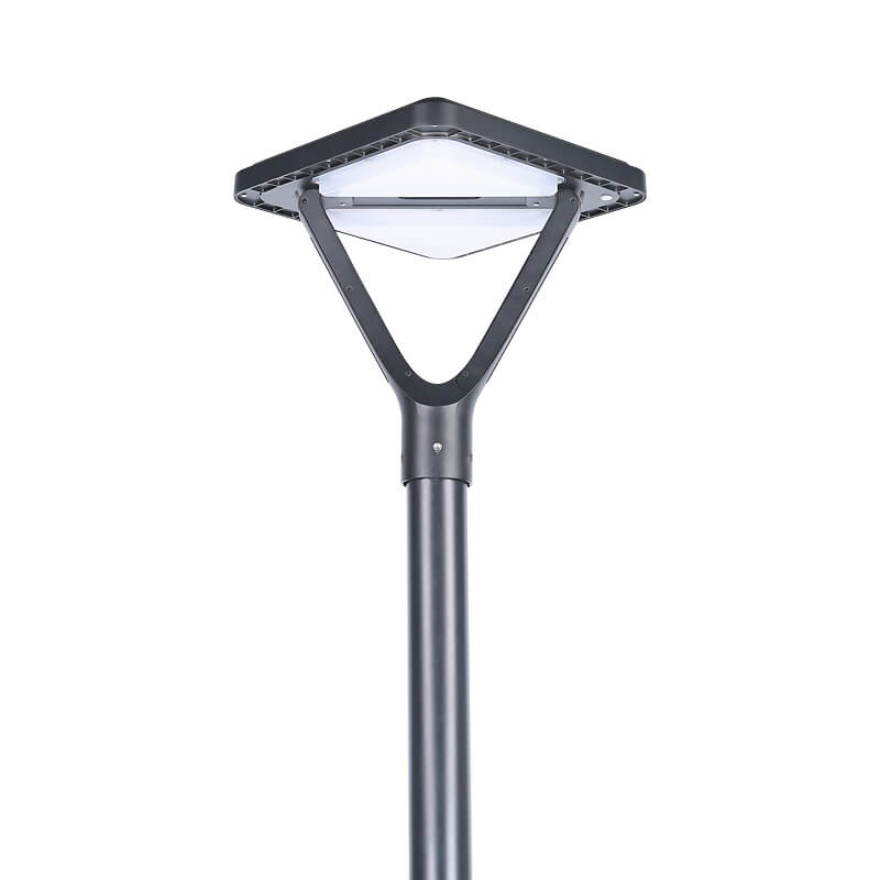 Fteck Landscape Fence Waterproof IP65 Outdoor Post Lighting Garden Led Gate Solar Pillar Light Outside Lamp