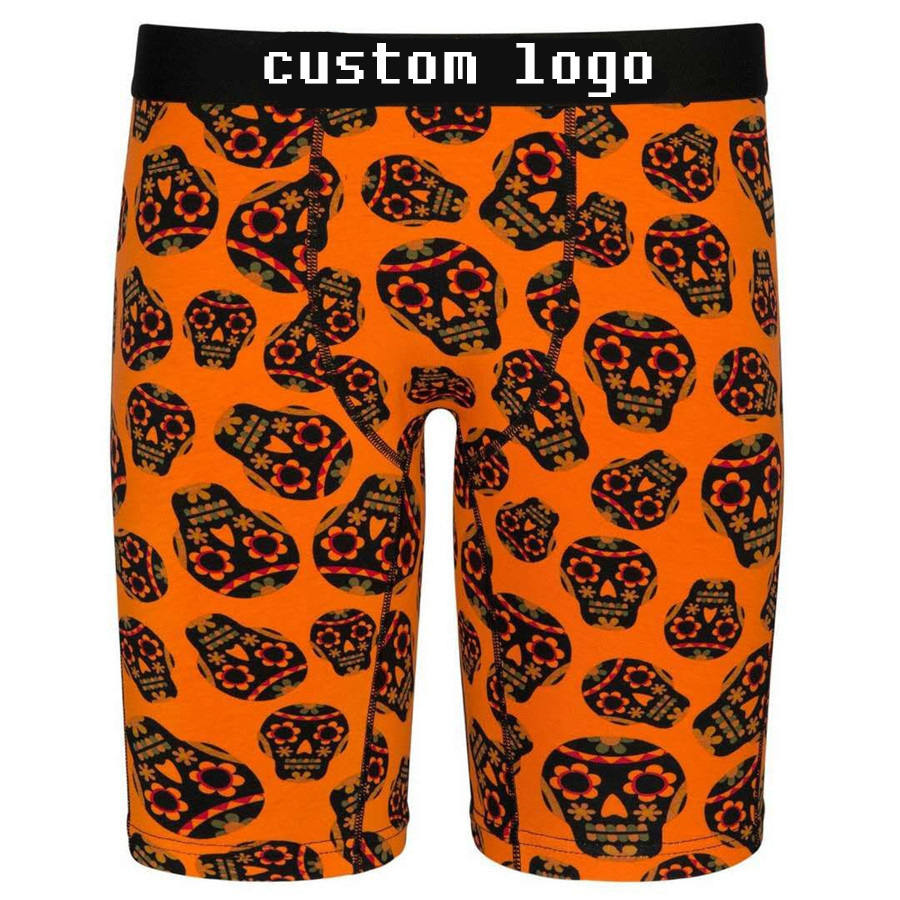 hot cotton bamboo breathable sports boxer briefs mens custom underwear logo