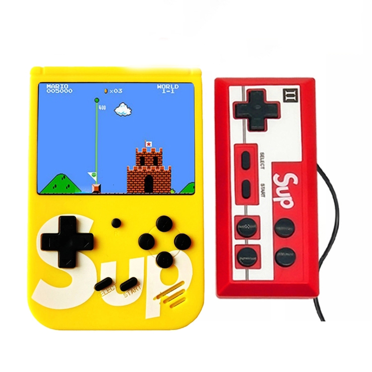 SUP игровая коробка Super Mario мини чехол для телефона в виде ретро-игровой один встроенный 400 В 1 игры 3 дюймов экран поддержка ТВ-выход ручной портативный игровой консоли