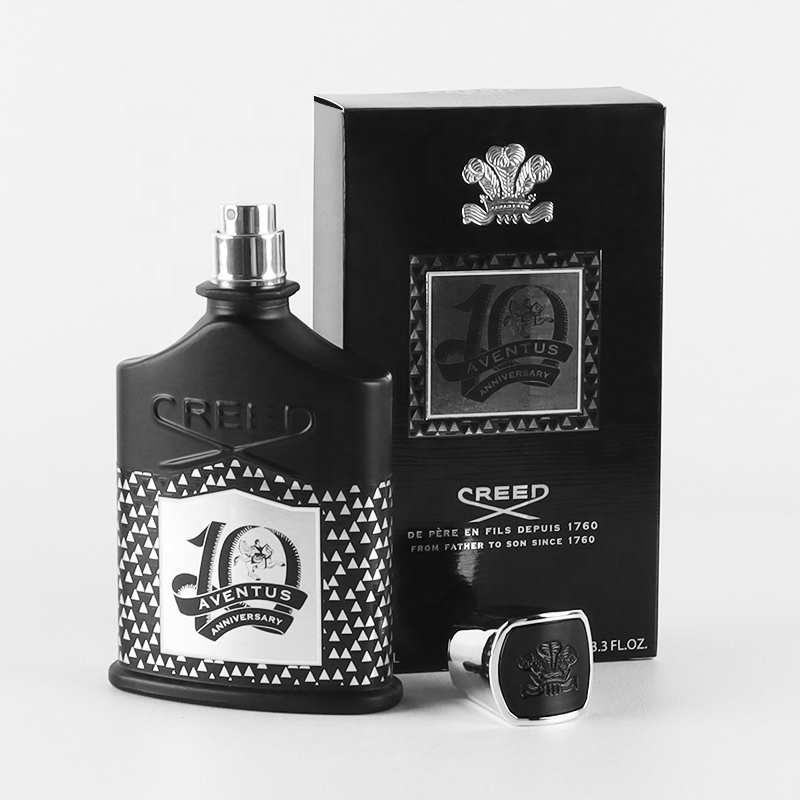 Оптовая продажа 100 мл 3,4 fl.oz Парфюмерная вода оригинальные фирменные Creed Aventus 10th юбилей издание электронной обработки данных Мужская парфюмерия аромат