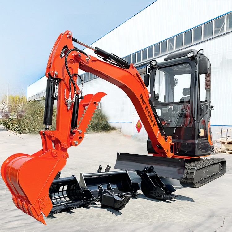 FREE SHIPPING China Cheap Small Digger Wholesale Micro Compact Mini Excavator 2 Ton 1ton Bagger Prices for Sale with EPA/CE/EURO