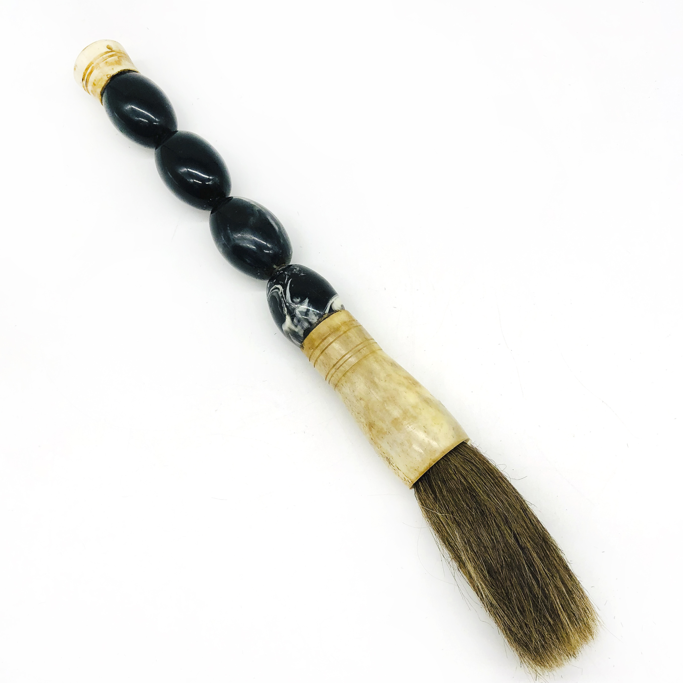 Chinese old traditional painting brush antique bone decorative writing brush
