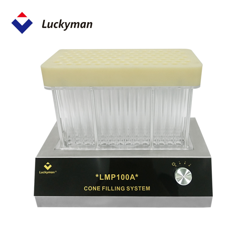 Luckyman New 100PCS Pre-Rolled Cone Fill Machine For King Size 109mm Cone Small Business Machine Ideas