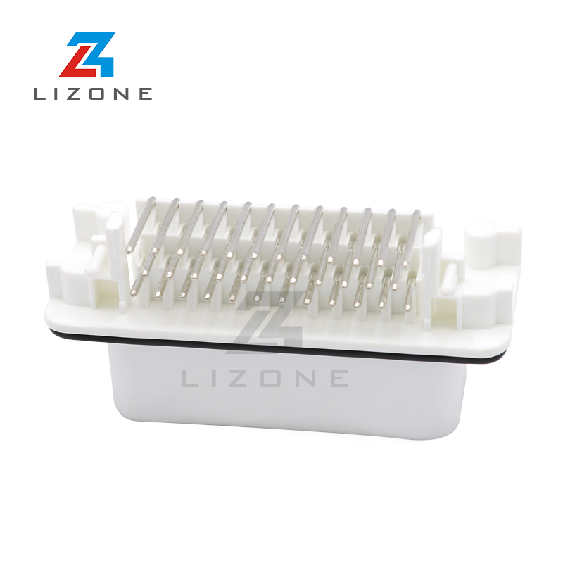 1-776163-2 35 Pin Horizontal Male Auto Waterproof ECU Connector WHITE Auto Automoblile PCB Connector Ampseal Series 1-776163-2
