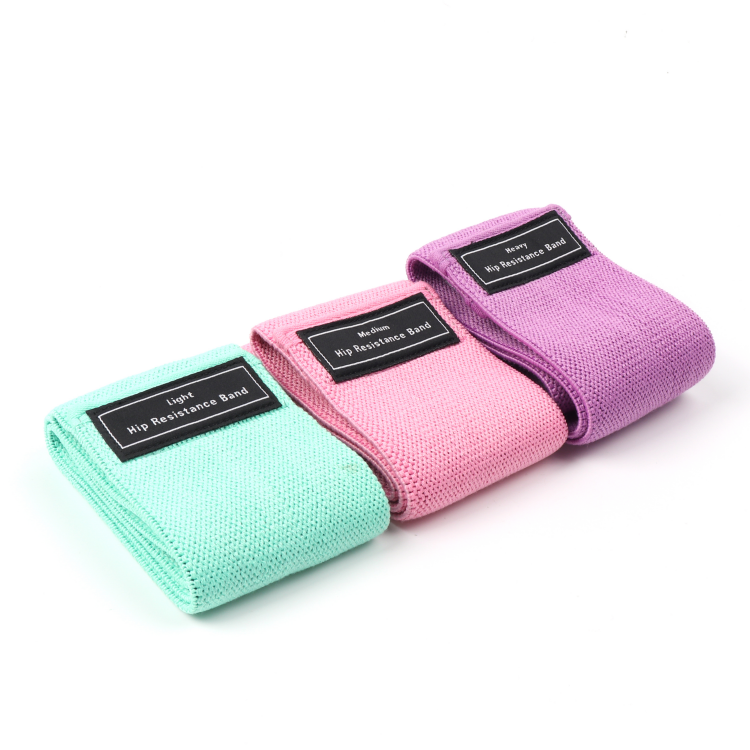 New product china supplier custom logo fitness circle booty hip fabric resistance band