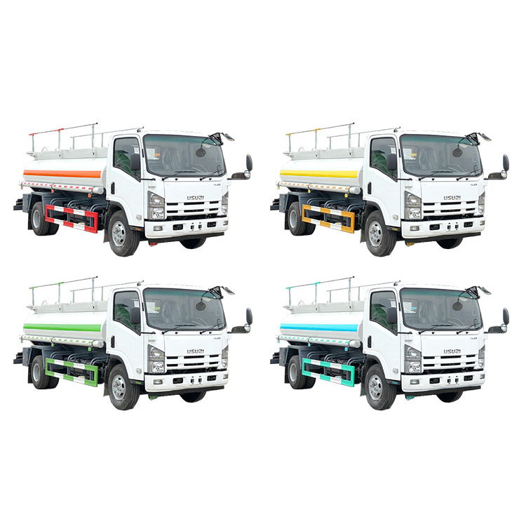 ISUZU 4x2 алюминиевая заправка масляного бака грузовик 5cbm топливный бак грузовик для продажи