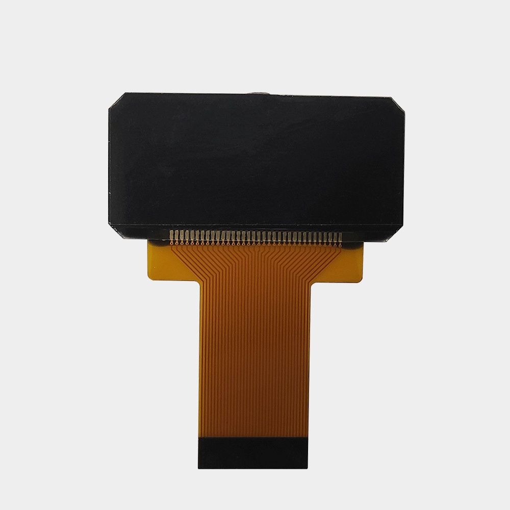 irregular shaped lcd 1.9 inch 11 digit character lcd white on black VA transmissive ultra bright 6 digit 7 segment display