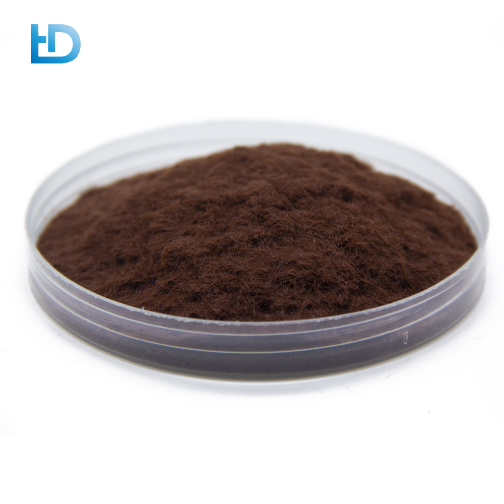 Custom semi-dark brown brown electrostatic viscose rayon flocking powder, used for clothing, toys, crafts, automobile decoration
