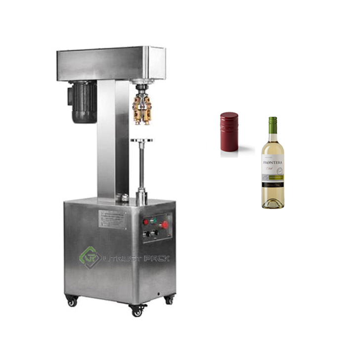 Semi-Automatic Wine Bottle Roll On Pilfer Proof Cap Sealing Machine