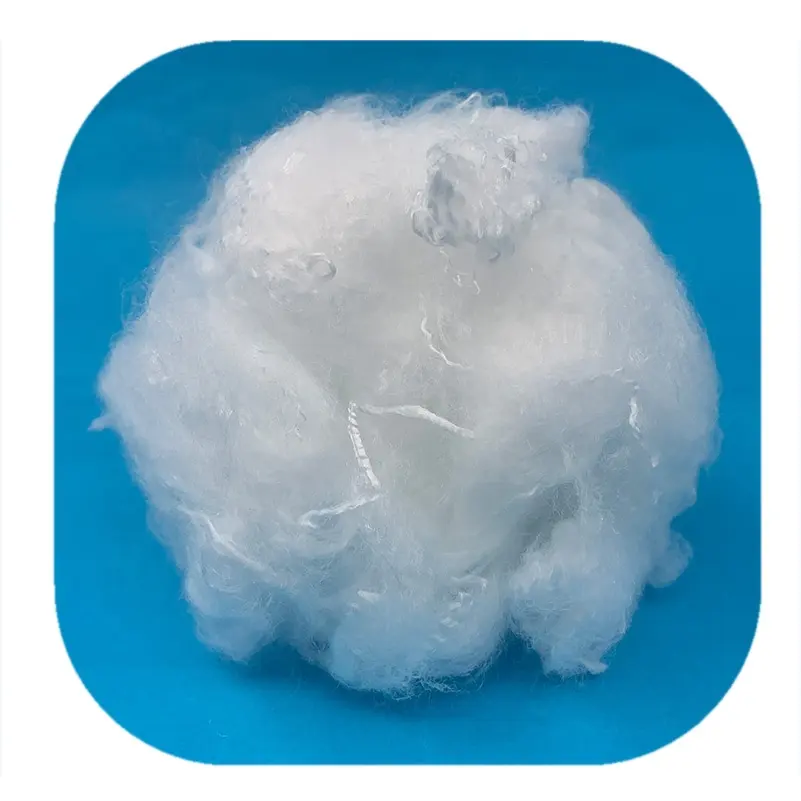 3D*51mm PLA Staple Fiber Eco-friendly Biodegradable Polylactic Acid Biology Compostable PLA Fiber for filling