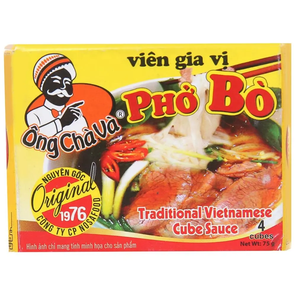 Ong Cha Va Beef Seasoning Powder For Pho- 75g Mixed Spices & Seasonings Beef Essence / Beef Bouillon