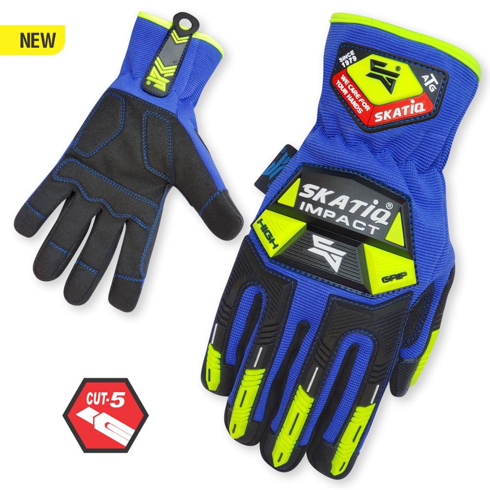 OIL AND GAS SAFETY IMPACT GLOVES CUT 5