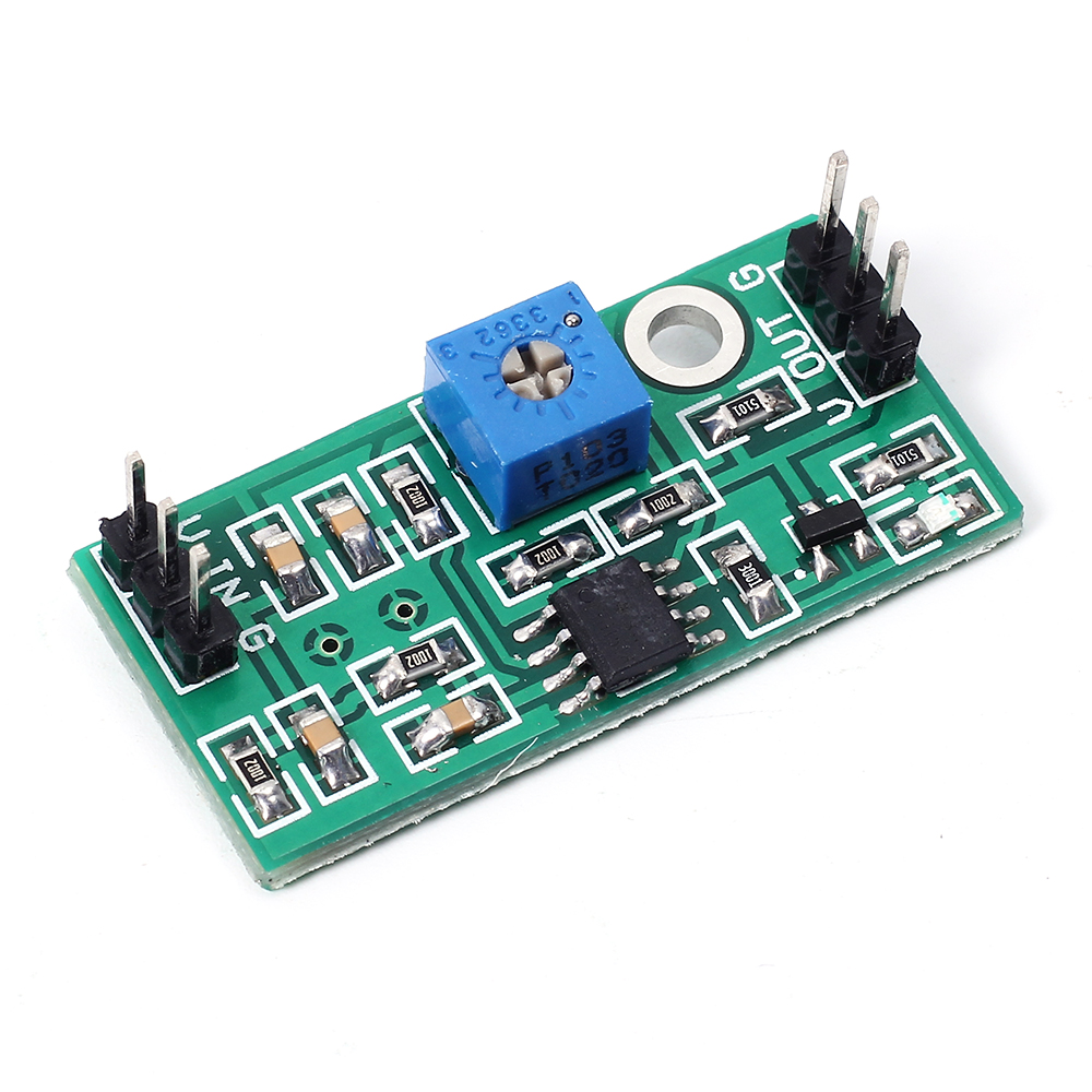 LM393 Voltage Comparator Module High Level Output Analog Comparator Control with LED Indicator 3.5-24V