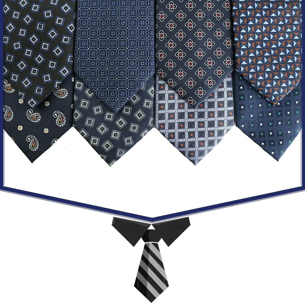 Новый дизайн галстуков цветные Пейсли модные галстуки на шею для мужчин из полиэстера оптовая продажа галстуков на шею под заказ
