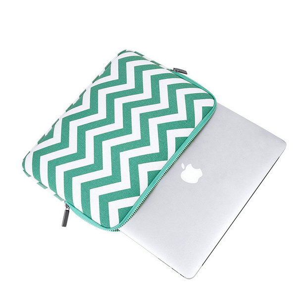 customized OEM design shock proof black neoprene laptop sleeve with handle