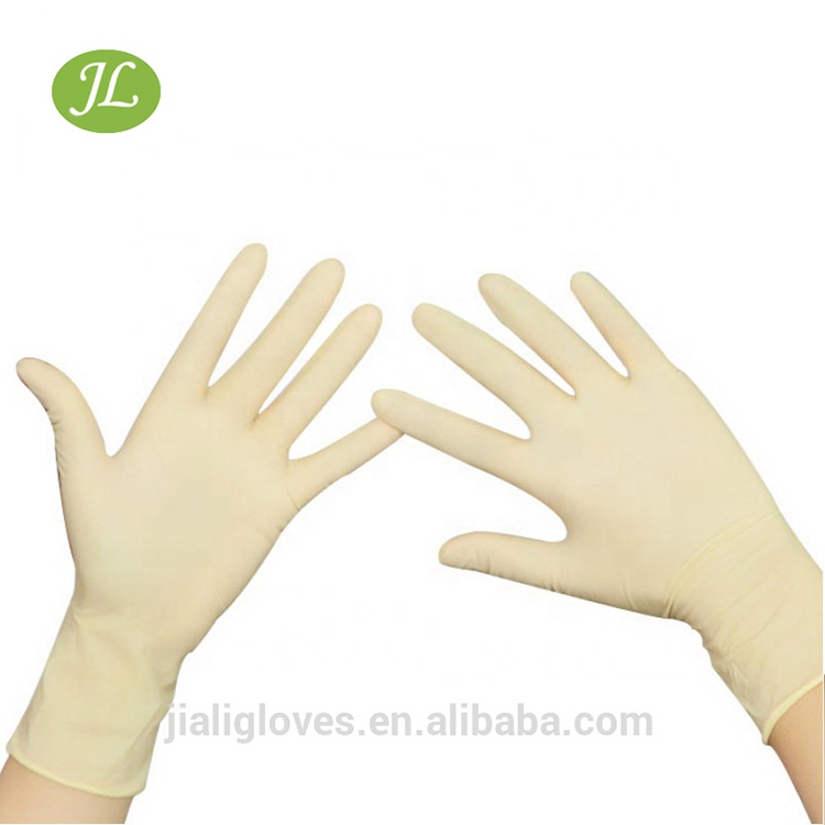 Medical non sterile colored latex disposable gloves medical manufacturer price wholesale