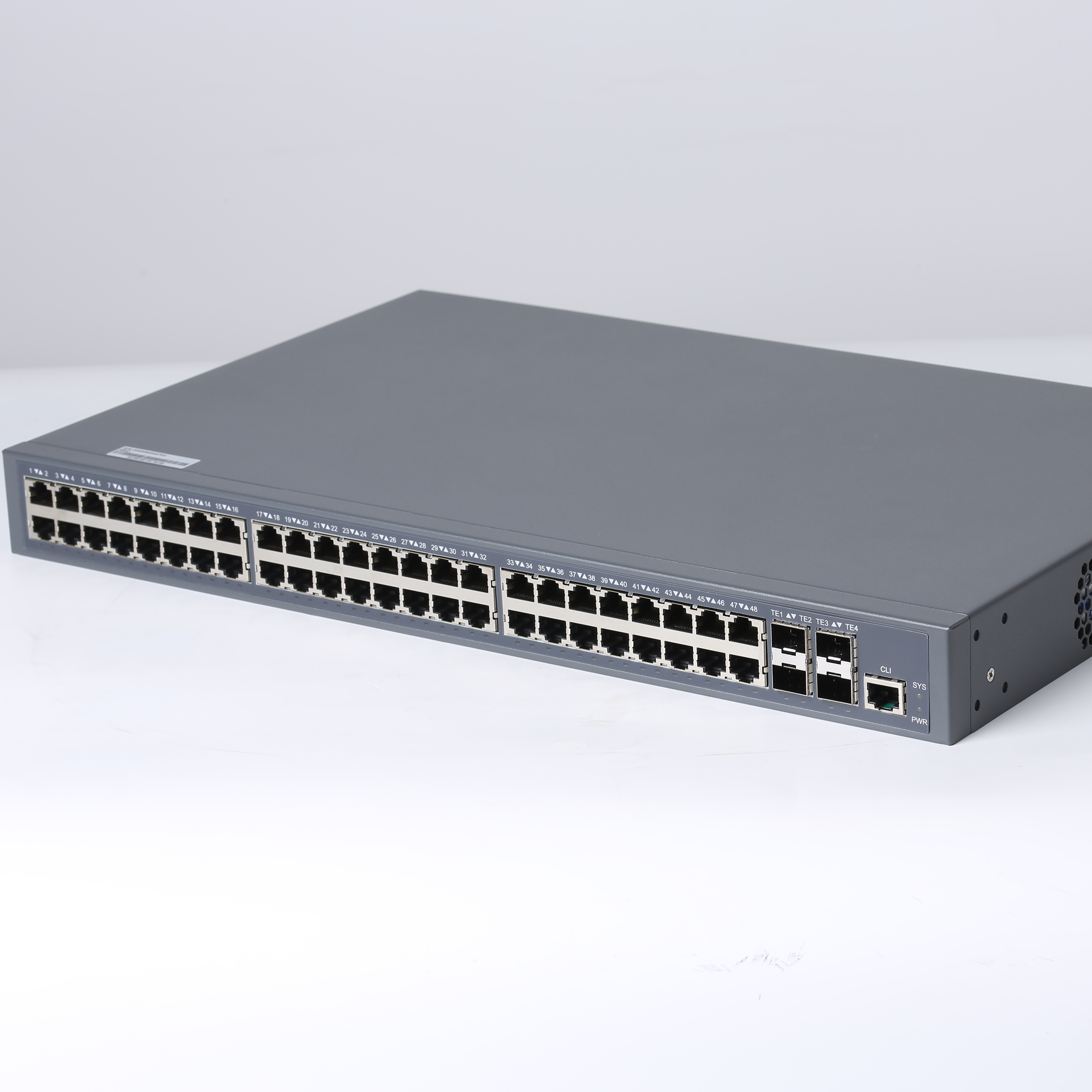 Hioso Перевозчик уровня оптоволоконный Ethernet-коммутатор 48 GE портов, 4 10GE/GE SFP + порты переключатель слой 2 управляемый сетевой коммутатор