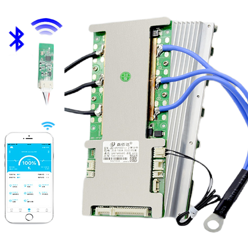 JBD Smart Bms 24 в 36 в 48 в 60 в Bms 8S 12S 16S 20S 21S Lifepo4 Bms 120A с переключателем и ЖК-портом Can