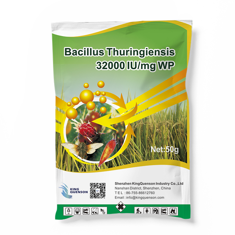 Высокое качество контроль москитный инсектицида пестицида Bacillus Thuringiensis 32000 МЕ/мг WP Сделано в Китае