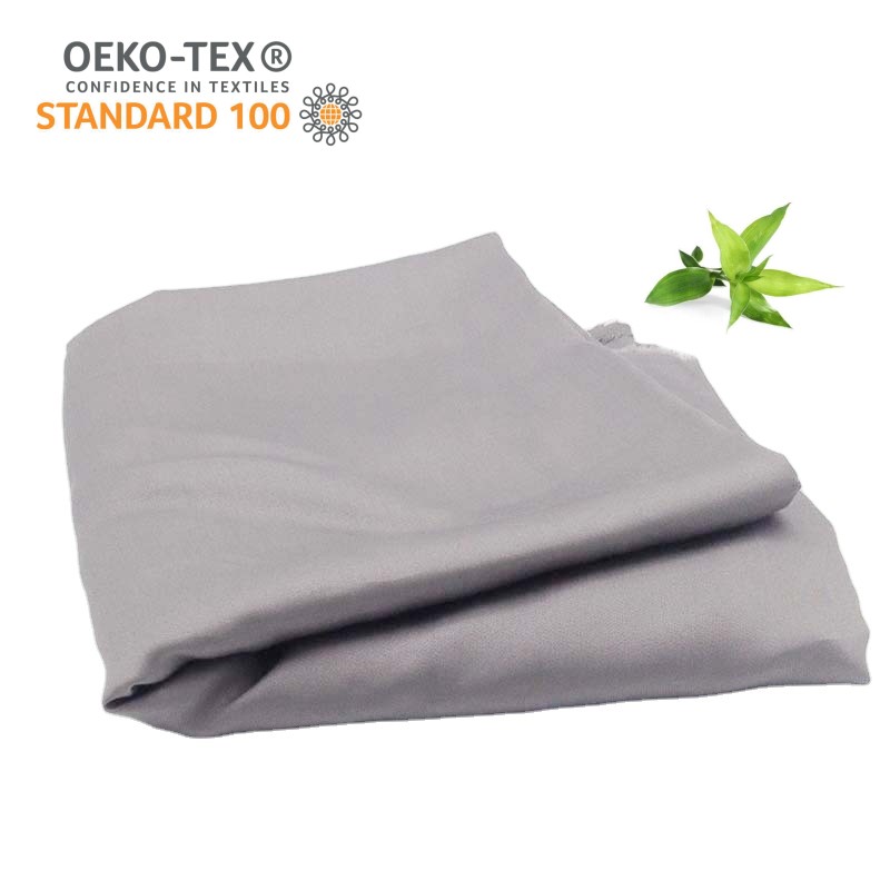 Factory Wholesale Oeko-tex 100% Organic natural bamboo fabric for home textile sheet bedding set